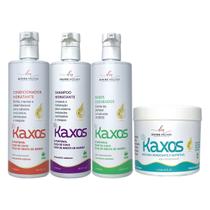 Kit Divine Mèches Kaxos Shampoo Condicionador Creme para Cacheado Máscara