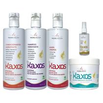 Kit Divine Mèches Kaxos Shampoo Condicionador Creme para Crespos Óleo Máscara Kit Divine Mèches Kaxos Shampoo Condicionador Creme para Crespos Óleo Máscara