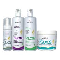 Kit Divine Mèches Kaxos Shampoo Creme Cacheado Mousse Máscara