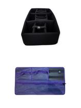 Kit Divisória e Organizador de tampa para Case MP0055, Pelican 1510 e MAI 545 ATM Pro Roxo e Preto Kit Divisória e Organizador de tampa para Case MP0055, Pelican 1510 e MAI 545 ATM Pro Roxo e Preto