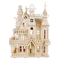 Kit DIY 3D Puzzle Wooden Dream Dollhouse NWFashion 28x21x40cm