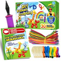 Kit DIY Balloon Animal Learn & Climb com 100 balões e bomba