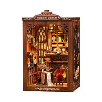 Kit DIY Book Nook Clover&Clover Twilight Library com LED Kit DIY Book Nook Clover&Clover Twilight Library com LED