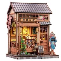 Kit DIY Book Nook CUTEBEE Loja de Quimono Sakura Japonesa