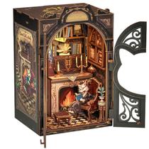 Kit DIY Book Nook CUTEBEE Miniature House com sensor de luz LED