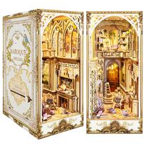 Kit DIY Book Nook fisca Victorian Library com sensor de luz