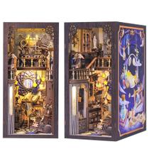 Kit DIY Book Nook Sala comum CUTEBEE Nebula com luz LED