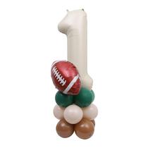 Kit DIY da Balloon Tower First Year Down American Football Theme Kit DIY da Balloon Tower First Year Down American Football Theme