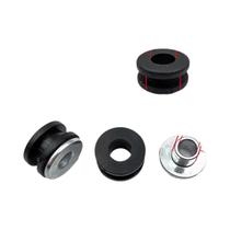 Kit DIY De Almofadas Amortecedoras De Choque Para Motocicletas Com Anéis De Borracha E Parafusos De