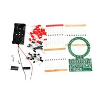 Kit DIY De Anel Eletrônico Com Luz LED Efeito Água Corrente E Contas De LED Gradientes, Conjunto
