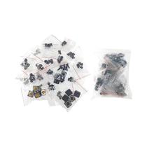 Kit DIY De Botões De Pressão Micro Switch Sortidos 125 Peças 25 Tipos SMD DIP Reset Mini Leaf Switch