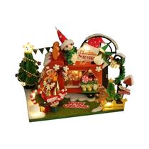 Kit DIY De Casa De Bonecas Em Miniatura, Presente De Natal, Casinhas, Brinquedos Para Casa, Cenário
