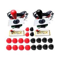 Kit DIY De Console Arcade Com Botões De Joystick De 8 Direções Para PC Raspberry Pi Zero Controlador