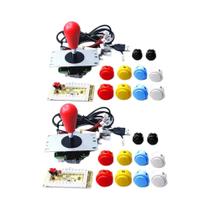 Kit DIY De Console Arcade Com Botões De Joystick De 8 Direções Para PC Raspberry Pi Zero Controlador