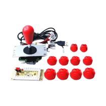 Kit DIY De Console Arcade Com Joystick De 8 Direções E Botões Para PC Raspberry Pi Zero Controlador