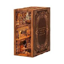 Kit DIY De Mini Casa De Bonecas Em Madeira Com Luzes Tácteis Para Presente De Aniversário