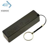 Kit DIY De Power Bank USB Preto Com Módulo Carregador De Bateria 18650 E Capa Com Cabo Para Projetos
