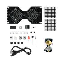 Kit DIY De Relógio De Areia Com Matriz De Pontos LED 5V, Temporizador Com Sensor De Gravidade,