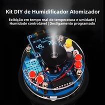 Kit DIY De Umidificador Eletrônico USB Com Display OLED, Placa De Circuito Para Spray De Temperatura Kit DIY De Umidificador Eletrônico USB Com Display OLED, Placa De Circuito Para Spray De Temperatura