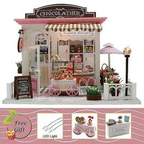 Kit DIY em miniatura de móveis Dollhouse Cutebee em escala 1:24 Kit DIY em miniatura de móveis Dollhouse Cutebee em escala 1:24