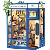 Kit DIY Miniature House Dollhouse CUTEBEE Book Nook para adultos