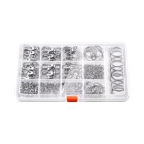 Kit DIY Para Fazer Chaveiros Com Argola, Fecho Lagosta, Mosquetão Giratório, Argolas De Conexão E