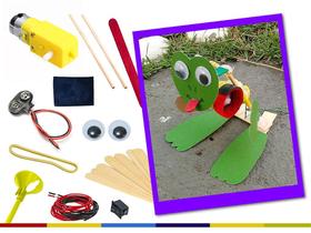Kit DIY Sapinho Pula-Pula - Aprenda com Robótica Educacional