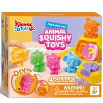 Kit DIY Squishy Animal Making Kits Kits com 4 surpresas Kit DIY Squishy Animal Making Kits Kits com 4 surpresas