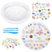 Kit DIY Yaozyety com 12 Peças para Pedra de Jardim Oceânica de 25,5 cm Kit DIY Yaozyety com 12 Peças para Pedra de Jardim Oceânica de 25,5 cm