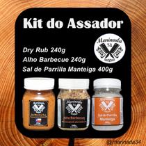 Kit do Assador - Temperos e Sal de Parrilla