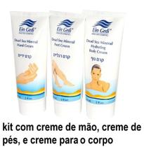 Kit Do Mar Morto, Creme De Mão, Pé E creme Para o corpo