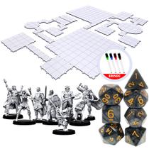 Kit do Mestre para RPG com Grid, Dados & Miniaturas - GOLD