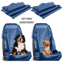 Kit do Par Conjunto Dianteiro de Capas AZUL PRETO ROSA VERMELHO Protetor Carro Banco banco dianteiro