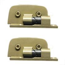 Kit -Dobradiça Automatica Para Box De Banheiro AL C/2 Bronze