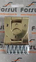 Kit Dobradiça Borboleta N-1 10cm Portão Porta Forsul Dourado Kit Dobradiça Borboleta N-1 10cm Portão Porta Forsul Dourado