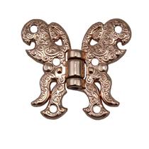 Kit Dobradiça Borboleta Papilon 4 Peças Decoração P/ Caixas Mdf