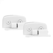 Kit - Dobradiça Lateral Simples P/ Box AL1115 C/2 Branco