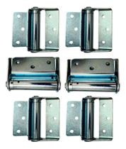 Kit Dobradiça Para Porta Corta Fogo Zincada Com 3 Unidades Kit Dobradiça Para Porta Corta Fogo Zincada Com 3 Unidades