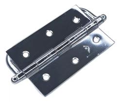 Kit Dobradiças Com Alça Para Porta Camarão Cromada Ursich