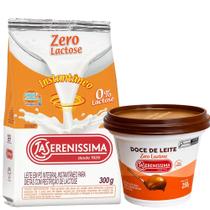Kit Doce de Leite e Leite em Pó Zero Lactose La Serenissima Kit Doce de Leite e Leite em Pó Zero Lactose La Serenissima