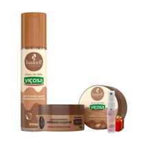 Kit Doce de Leite Esfoliante + Body Splash Haskell + Presente Lourre 15ml