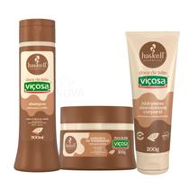 Kit Doce de Leite Haskell Shampoo 300ml e Máscara Tratamento 300g e Hidratante Corporal 200g Kit Doce de Leite Haskell Shampoo 300ml e Máscara Tratamento 300g e Hidratante Corporal 200g
