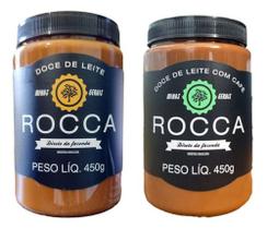 Kit Doce De Leite Rocca Tradicional E Café 400g Cada