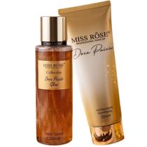 Kit Doce Paixão Glow Miss Rôse Body Splash mais Hidratante Kit Doce Paixão Glow Miss Rôse Body Splash mais Hidratante