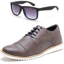 Kit Dockside Casual Ec Shoes Detalhes Em Perfurações Com Oculos