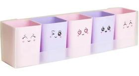 Kit Doçura Com 5 Porta Objetos - Dello Kit Doçura Com 5 Porta Objetos - Dello