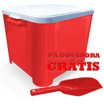 Kit Dog Ultracompra Canister 15Kg com Pá Vermelho Kit Dog Ultracompra Canister 15Kg com Pá Vermelho
