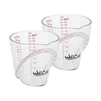 Kit Dois Copos Dosador Plástico 88ml / 3oz Weck Kit Dois Copos Dosador Plástico 88ml / 3oz Weck