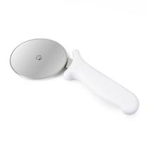 Kit Dois Cortadores De Pizza Profissional Inox Grande Branco Gourmet