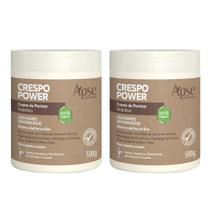Kit Dois Cremes De Pentear Nutritivo Crespo Power 500g Apse - Apse Cosmetics